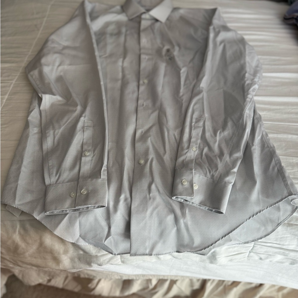 Men's Classic Gray Dress Shirt